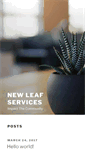 Mobile Screenshot of newleafservices.org